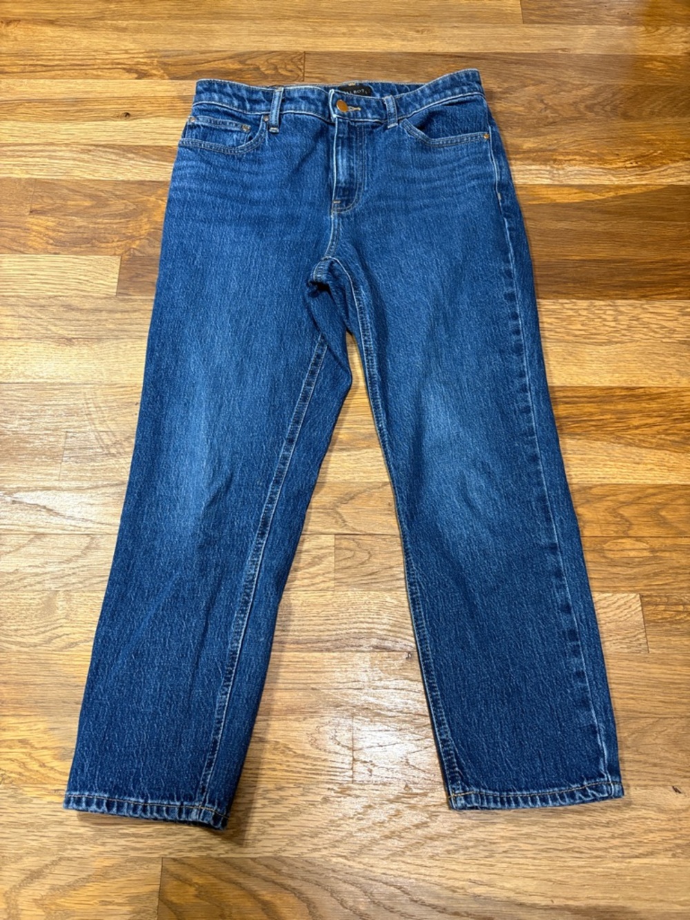 TALBOTS slim straight ankle jeans